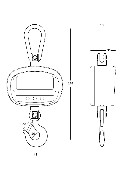 Dynamomètre Adam SHS