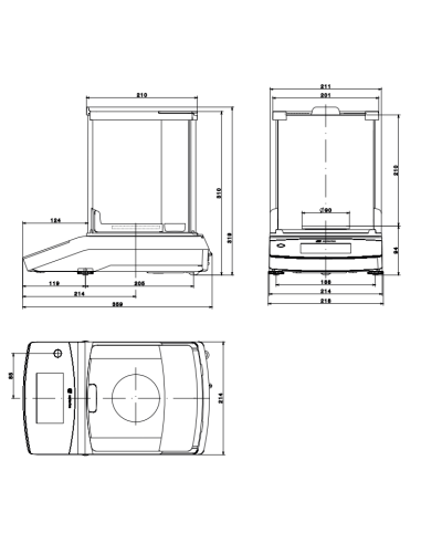 Balance de précision Sartorius Practum pour professionnel