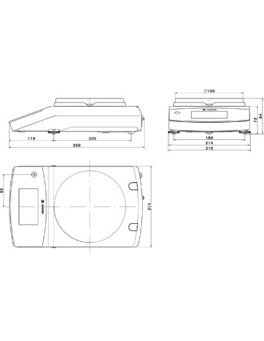 Balance de précision Sartorius Secura pour professionnel