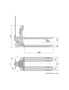 Transpalette peseur ATEX Dini Argeo TPWX3GD 2