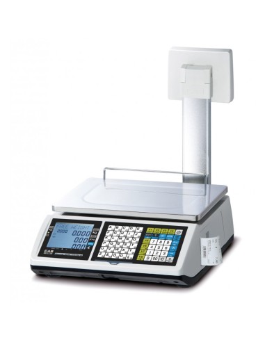 Balance poids-prix CAS CT100 à tickets, fiscalité 2018