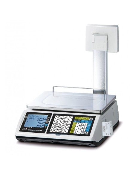 Balance poids-prix CAS CT100 à tickets, fiscalité 2018