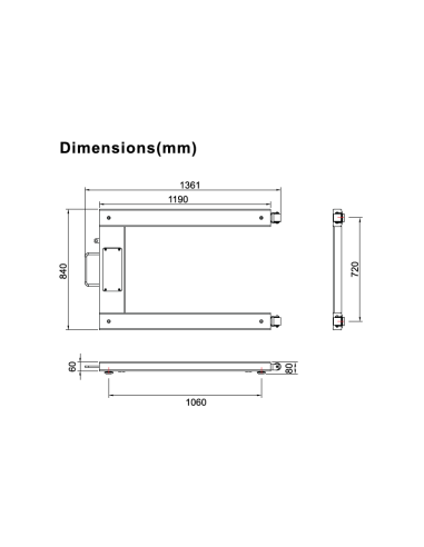 Pèse-palettes Milliot TPF