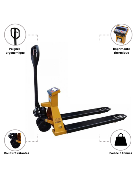 Transpalette peseur Abdpro NDP-ABD