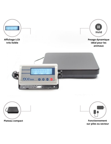 Plateforme Pèse-colis ABDPRO A-VW