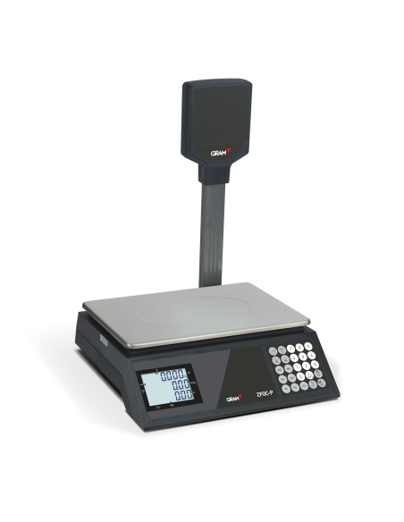 BALANCE POIDS PRIX GRAM ZFOC COLONNE 15 OU 30 KG