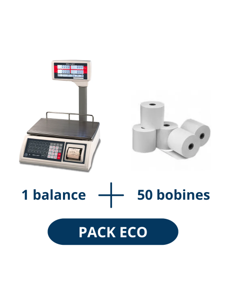 Pack Eco Balance Poids Prix 6/15kg Milliot avec 50 Bobines