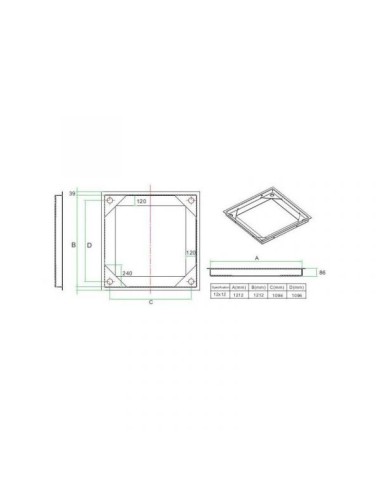 Pack Eco Balance au sol Homologuée Milliot TF1212 avec cadre de fosse