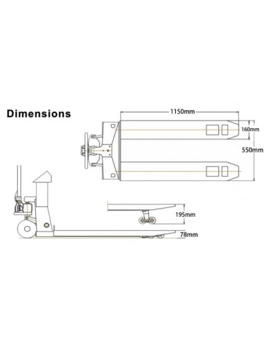 Transpalette peseur Milliot NDP
