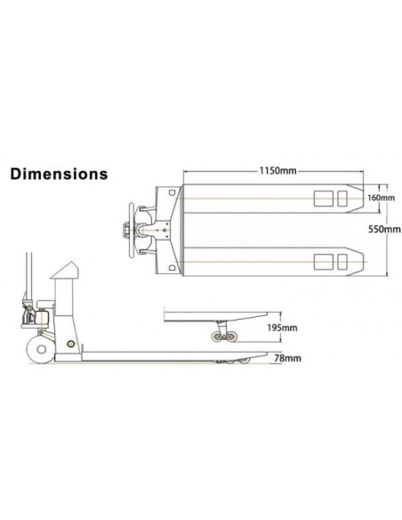 Transpalette peseur Milliot NDP